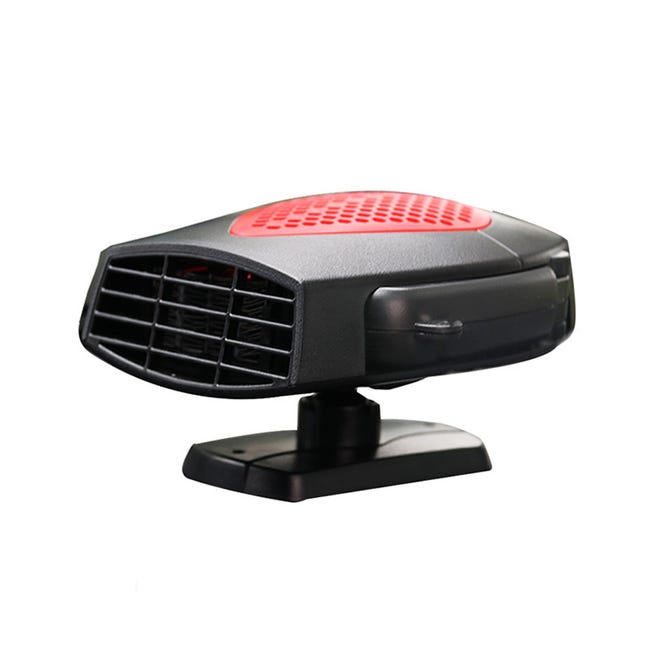 Ogrzewacz samochodowy 24 V, wtyczka do zapalniczki, przenośny wentylator elektryczny 150 W, z wtyczką do zapalniczki (czerwony)