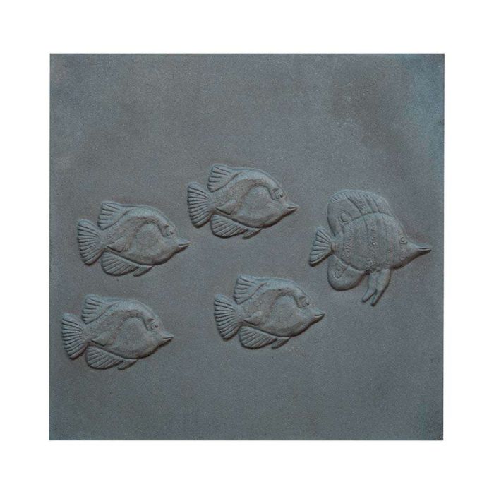 Płyta żeliwna do kominka PESCI decor CM. 80 × 60 H SP. 1,2 cm DS