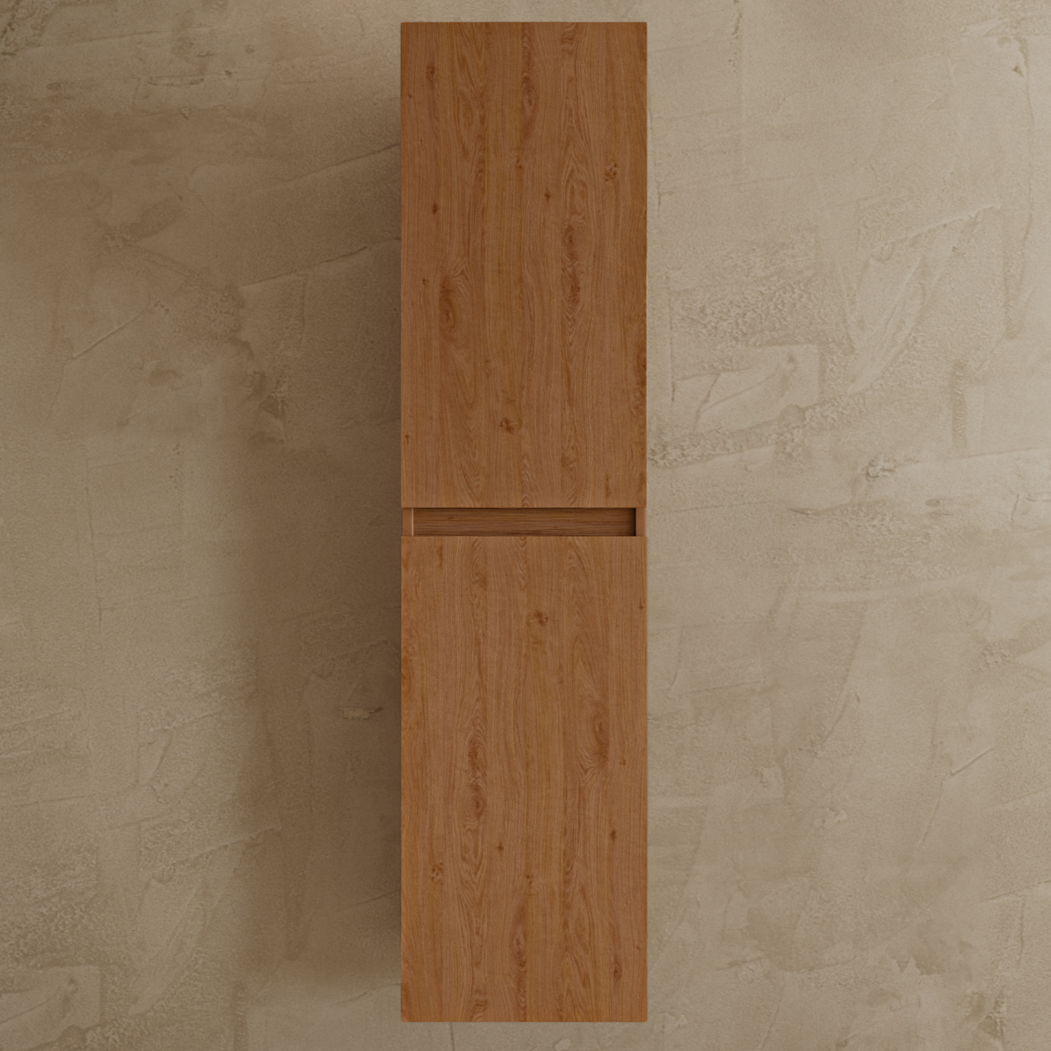 Ensemble Meuble Vasque 80 Cm Avec Colonne - Chêne Chaud - Lavabo Blanc - LOMAZOO Verona - 5