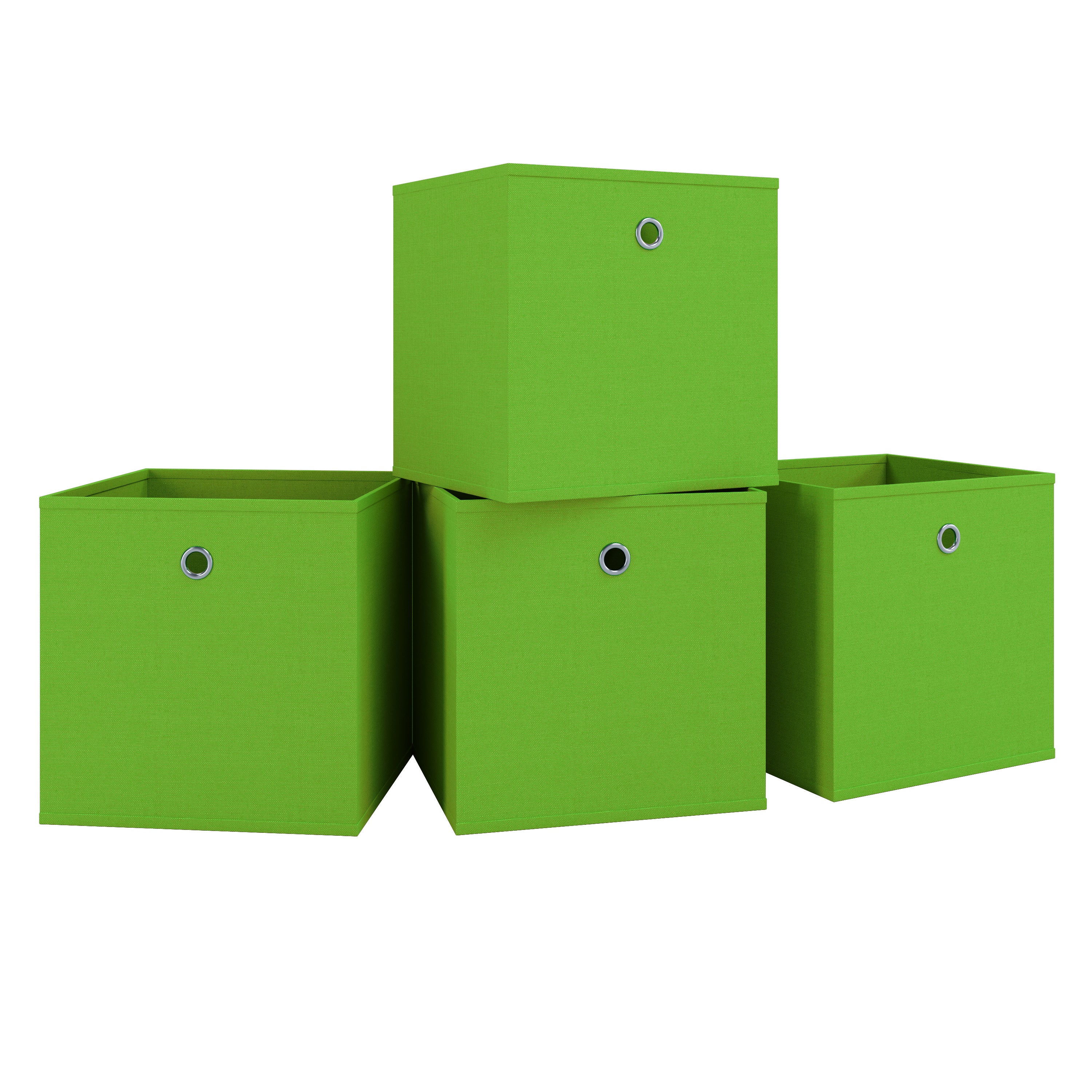 VCM Pudełko do przechowywania Boxas Zielony H. 28 x B. 27 x T. 27 cm