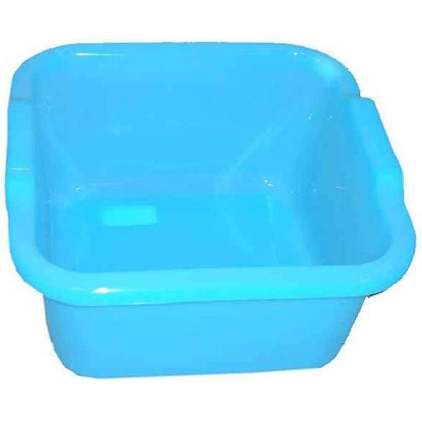 Bacinella Quadra In Plastica 38x37x16 Cm - Contenitore Multiuso, Colori Assortiti