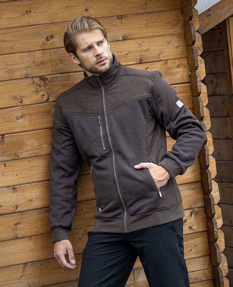 Veste de travail Hybrid Marron Taille L Leroy Merlin