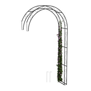 Vetris Arco da Giardino 140cm 180cm 220cm, Arco per Rosa rampicanti Robusto, Sostegno da Giardino, Resistente, Esterno Prato Cortile (Colore : Colore, Misurare : 280x270cm