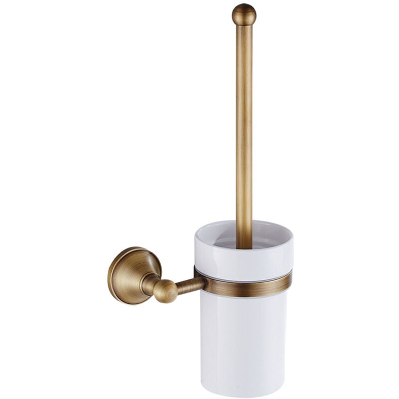 Brosse De Toilettes Et Porte-papier Palazzo INT – Style Shabby Blanc – Vintage
