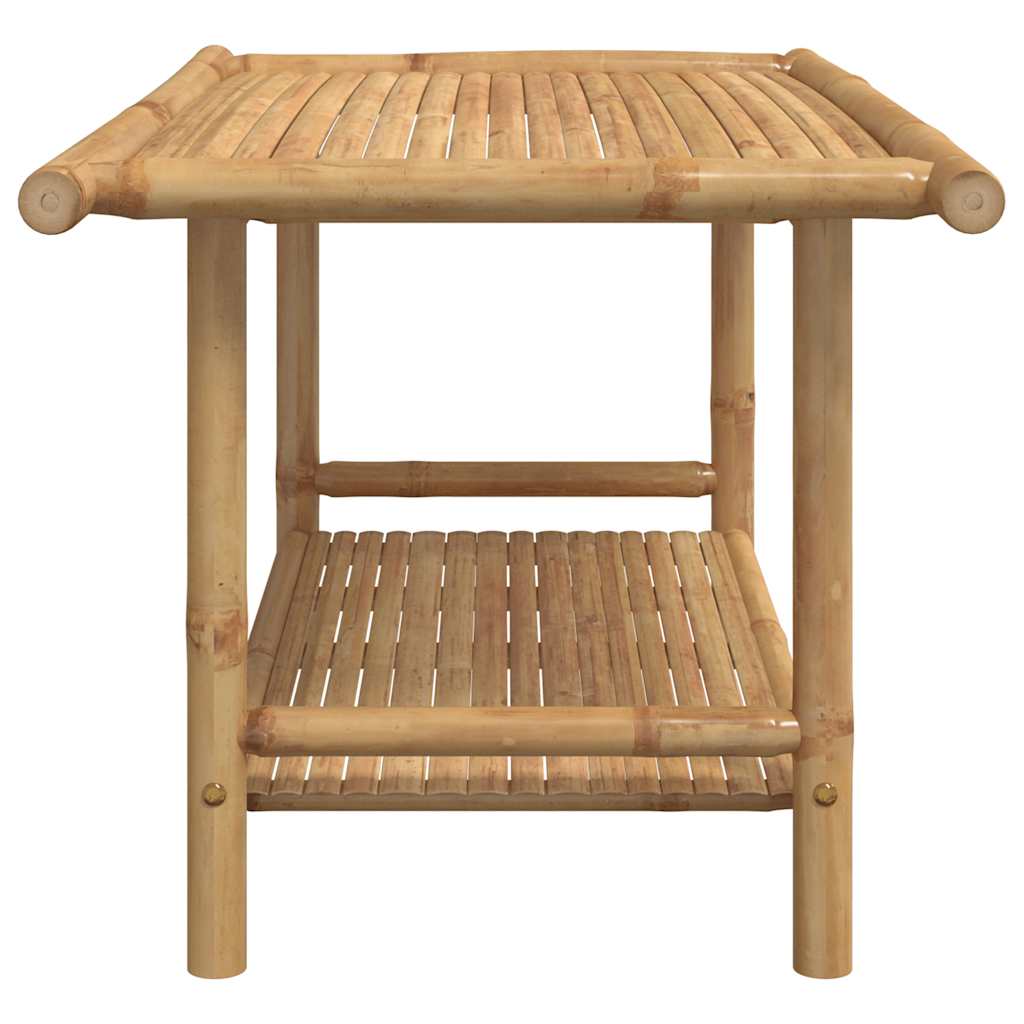 Table basse 90x50x45 cm bambou vidaXL - 5