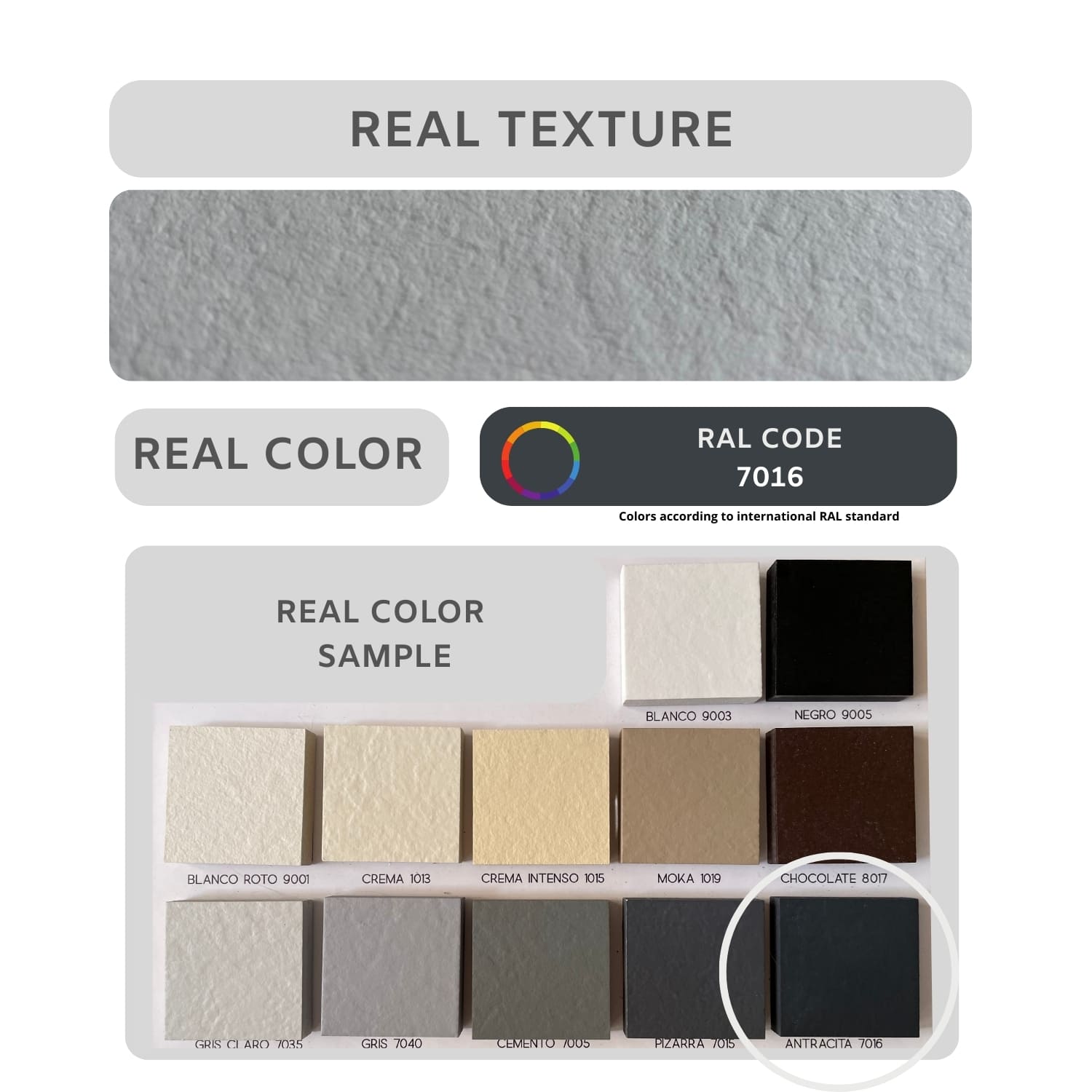 SOULHOME Base de duche - Resina - Gel Coat - Textura Liso/Pedra - Antiderrapante - Cor Antracite - 170x80- Extraplano 3cm. Design Minimalista. - 6