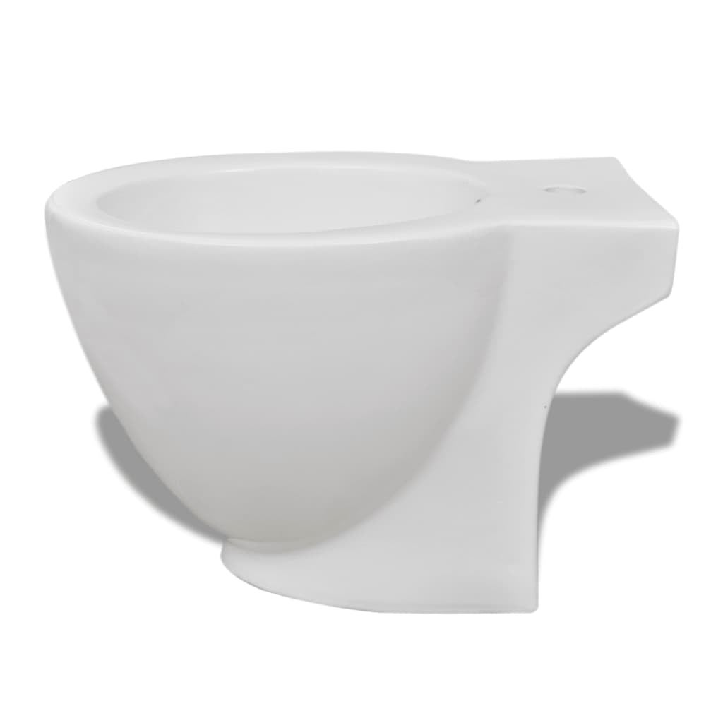 Bidet rond Céramique haute qualité Blanc vidaXL - 7