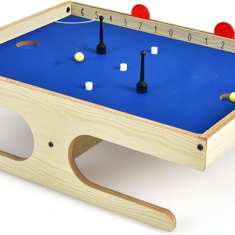 Magnetyczna Gra Towarzyska dla 2 Osób z 2 Uchwytami, 2 Piłkami, Gra Zręcznościowa dla Dzieci, Dorosłych, Rodziny i Imprez, 45 x 33,5 x 14 cm