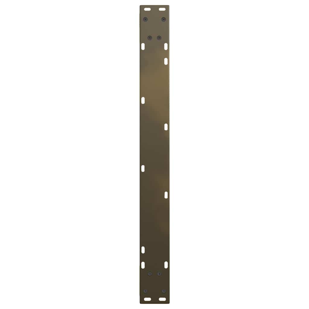 Maison Exclusive - Pieds de table à manger en forme de V, 2 pièces, acier l, 90 x (72-73,3) cm - 7
