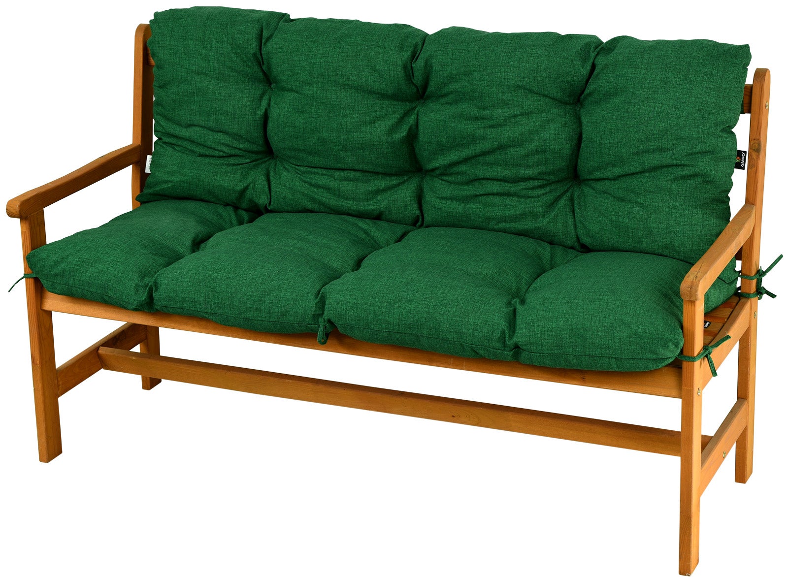 Poduszka na ławkę ogrodową AMPO 140 cm ciemny zielony 1 szt. - 2