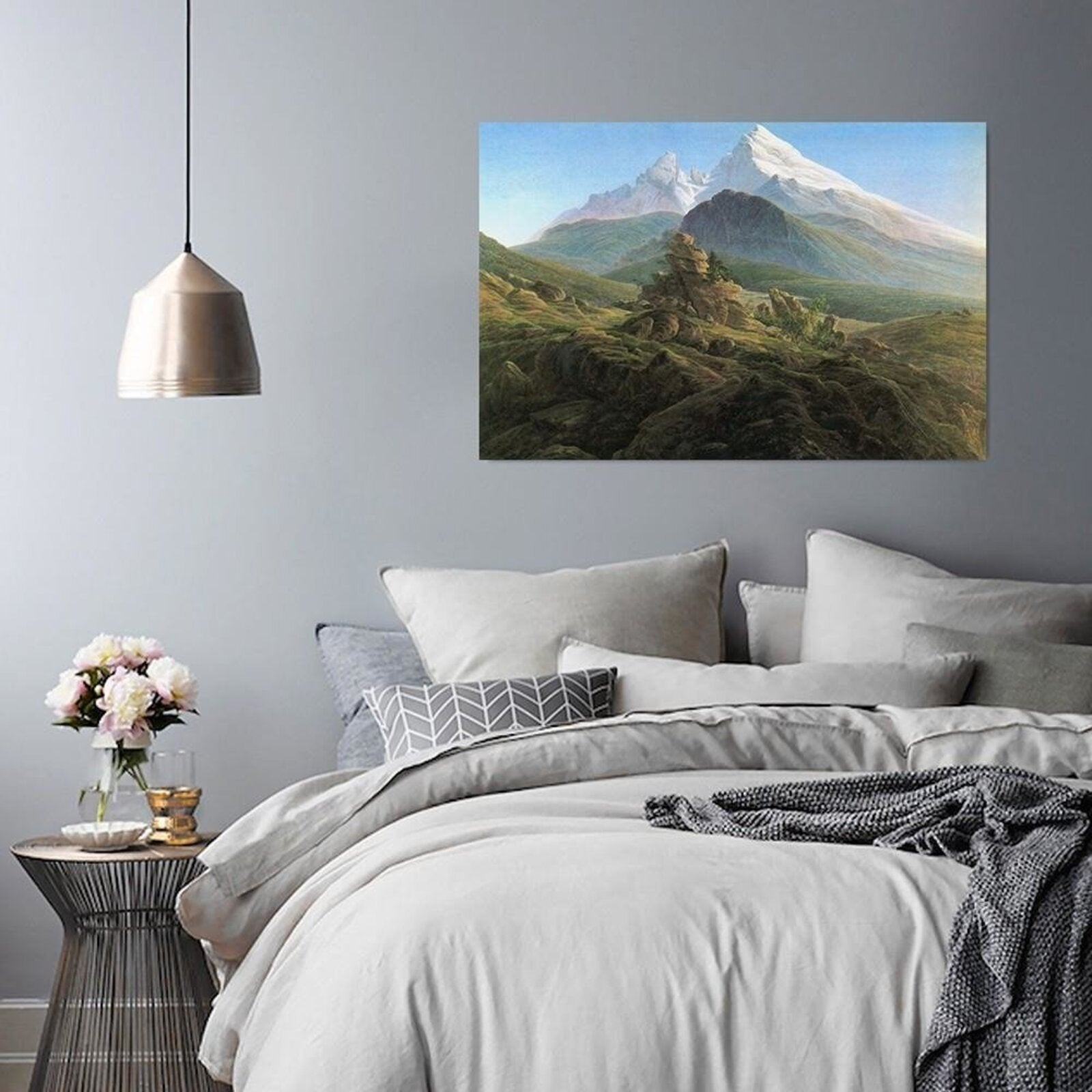 Tableau reproduction photo de friedrich - der watzmann - 40 x 60 cm - 2