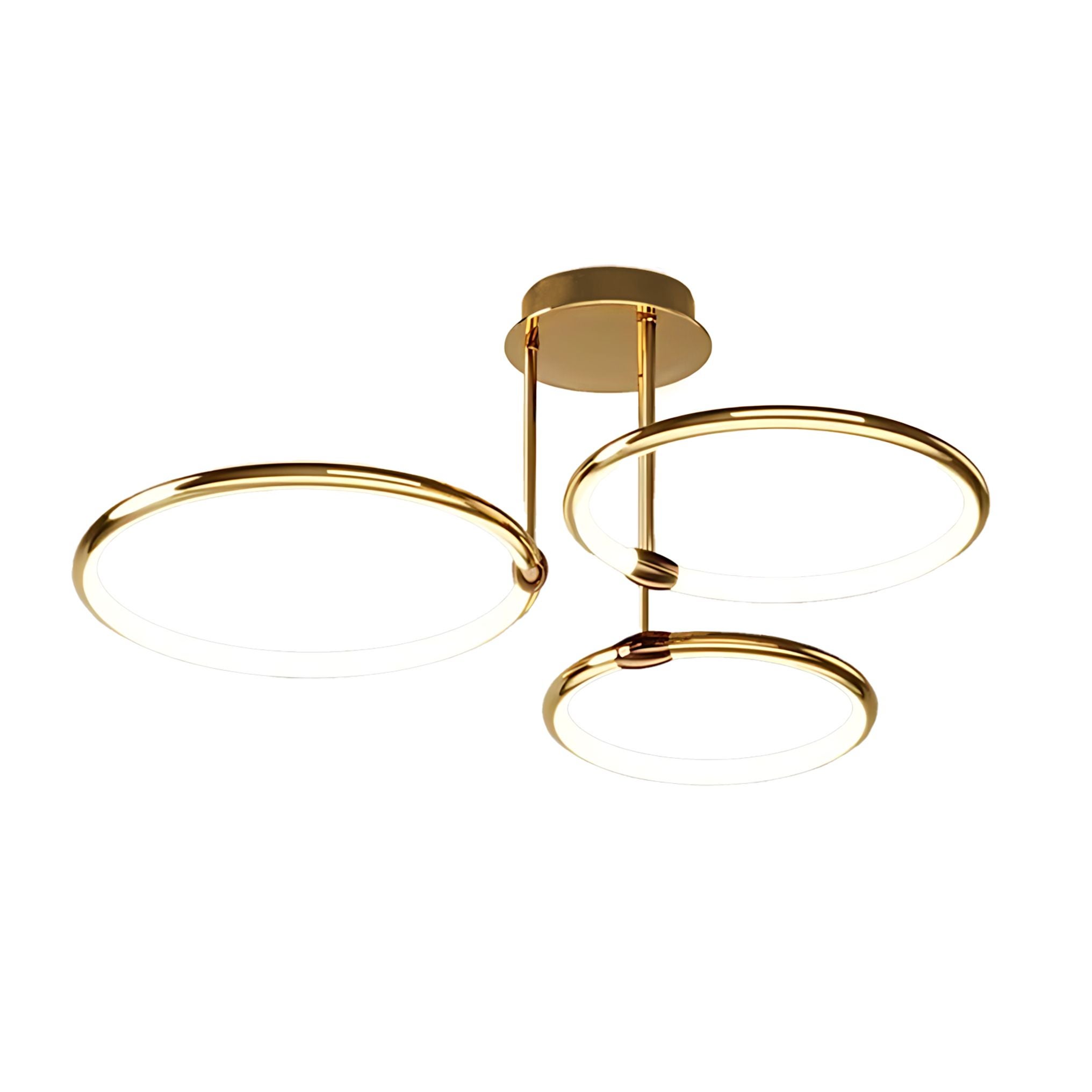 Lampa Sufitowa Toolight G122-3C Złoty Led