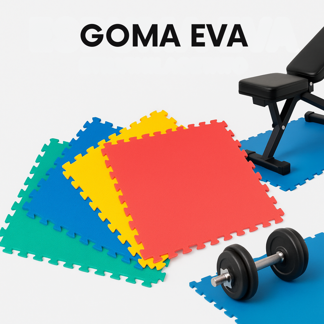 NAKLOE Alfombra puzzle Suelo puzzle (4 Piezas de 60cm cada