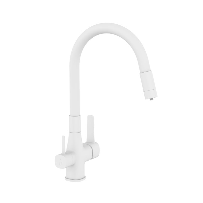 Bateria kuchenna z filtrem Invena Magic biała