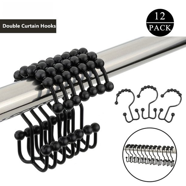 Crochets Rideaux 40 Crochets Rideau Acier Inoxydable 4 Broches - Pour Plis Pincés Et Rideaux Lourds Crochet Rideau Rail