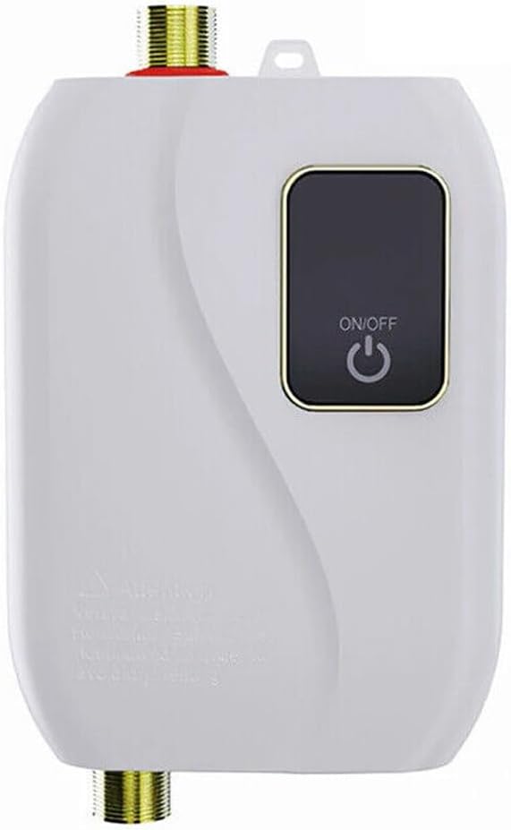 Aquecedor de água elétrico instantâneo, mini aquecedor de água sem tanque para ser instalado sob a pia com visor LED.
