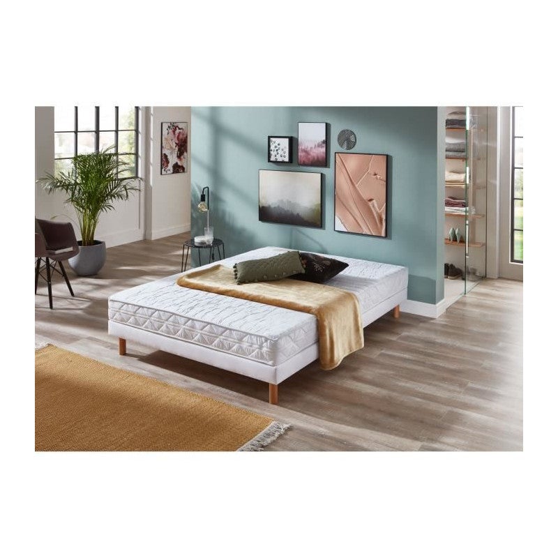 Colchón viscoelástico + somier 140 x 190 cm