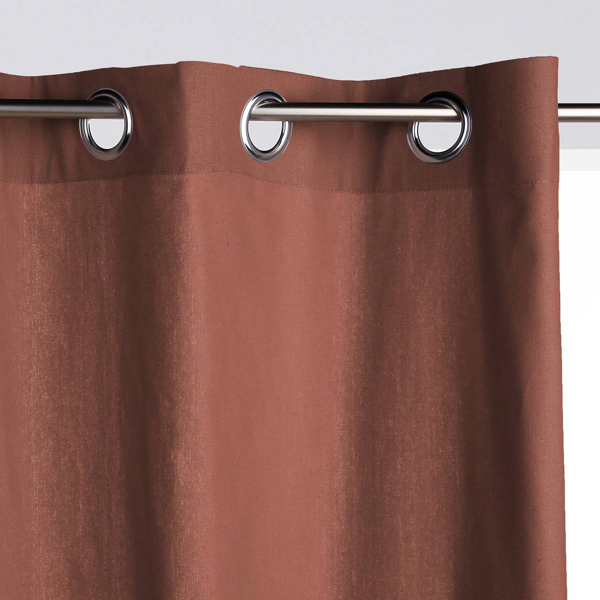 Tenda Panama Atmosfera – Tessuto Effetto Panama – Colore Rosa Terracotta – 140 X 260 Cm – Per Interni Eleganti E Caldi