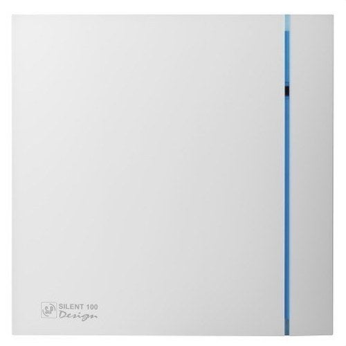 Leroy Merlin Extractor De Baño Silent-100 Cz Design Blanco