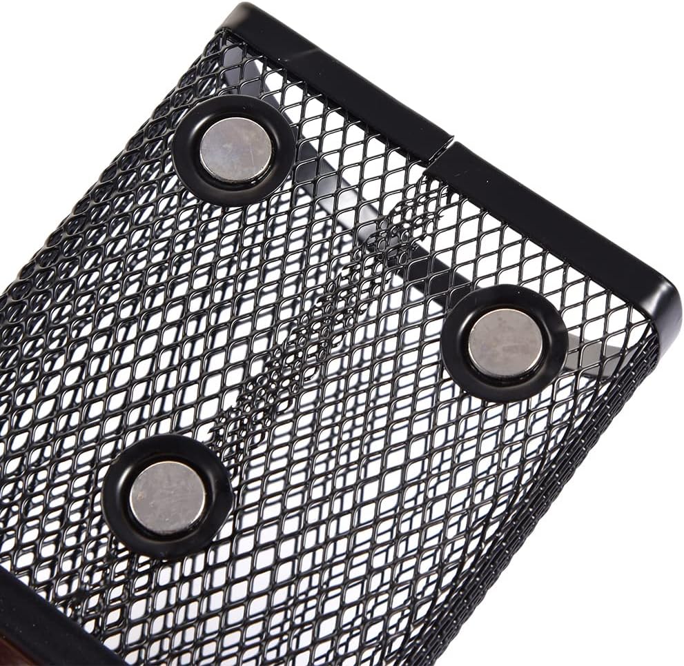 Porta Pennarelli Boîtes De Rangement Magnétiques 4PCS - Support Crayons Pour Frigo, Bureau, École Rangement Bureau Frigo