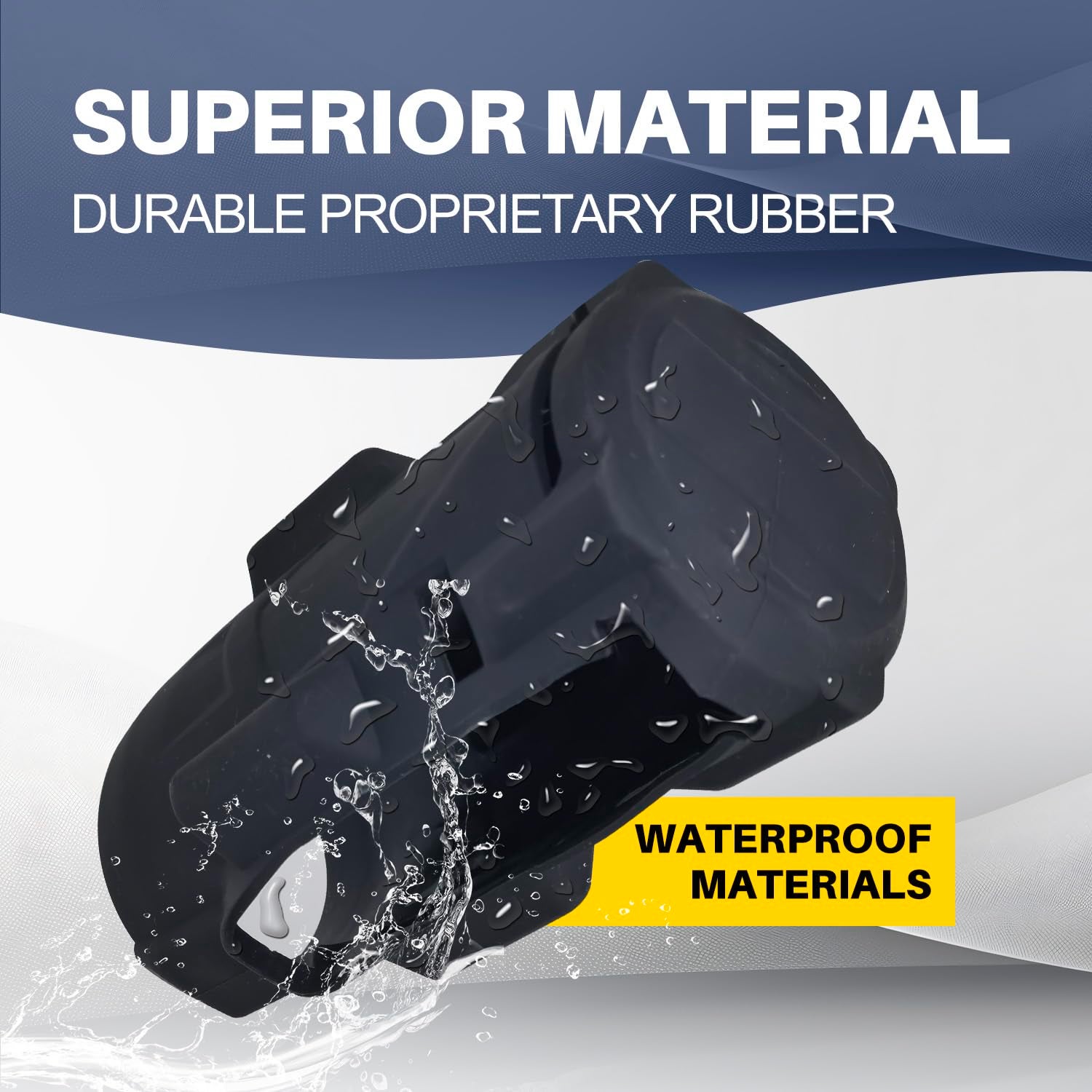 1 botte de protection M18 49-16-2967 49162967 pour clé à choc à couple élevé Milwaukee M18 Fuel 1,27 cm avec bague de protection 2967-20 - 3