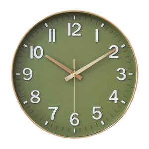 Grande Horloge Murale Vintage, Xxl, En Bois Mdf, Aspect Béton, Sans