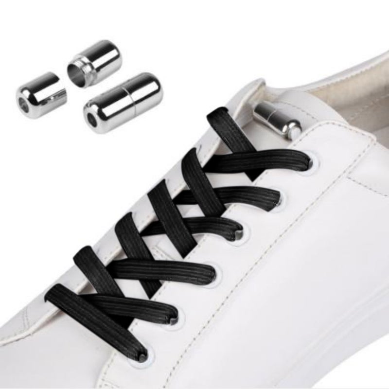 Lacci elastici senza cravatta con chiusura paio Black Leroy Merlin