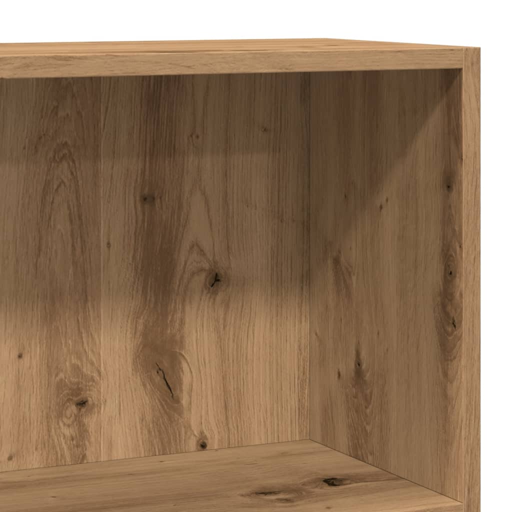 Bibliothèque pour Séjour en Bois Marron H. 24 x l. 60 x P. 24 cm - 7