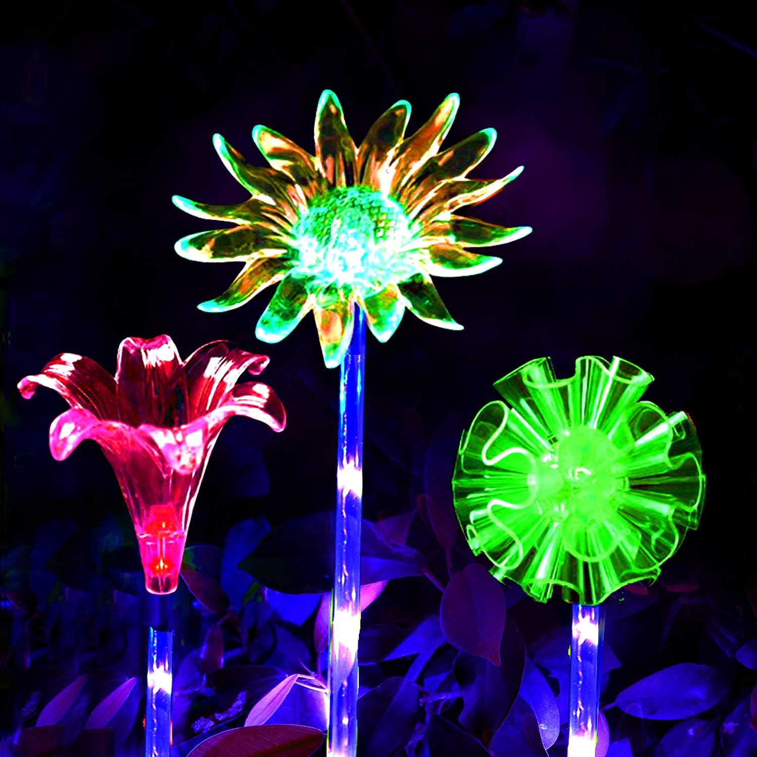 Lumières Solaires Lucioles, Étoiles Oscillantes, Lumières Solaires De Jardin | Éclairage De