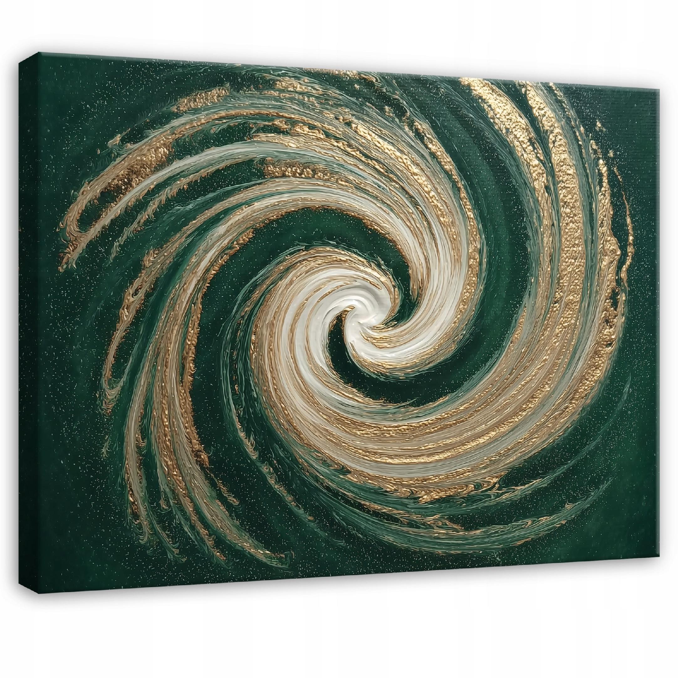 Tablou Canvas abstract verde Tablou decorativ Living Bucatarie Tablouri de perete 100x70 cm