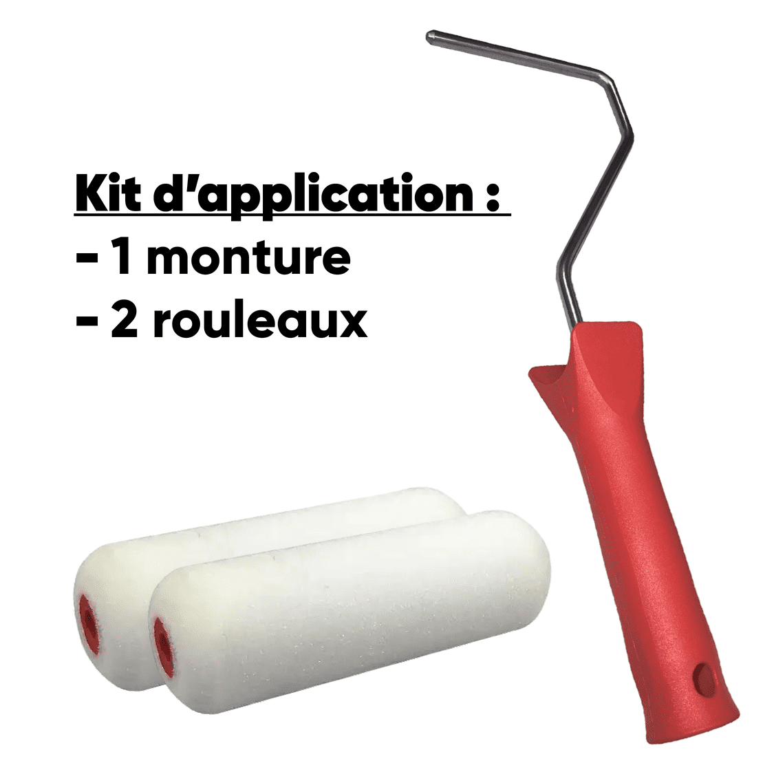 Peinture Résine multisupport Intérieur 0,5L - Faïence, Carrelage, Douche, Baignoire 5m² - RAL 3014 Vieux rose + Kit d'application OFFERT - 4