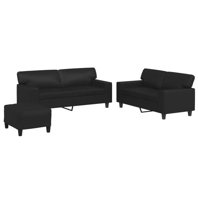 Divani Letto Divano In Ecopelle Nero Divano Letto Erica 180x108x40