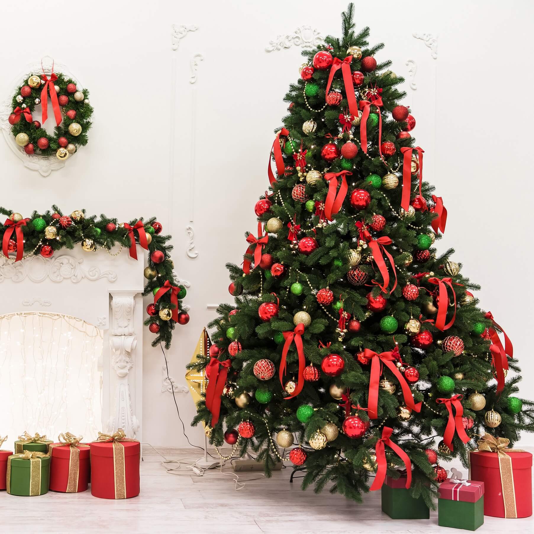 Arbre de Noël 180 cm épais Rebecca Mobili sapin artificiel vert avec 800 branches réalistes - 5