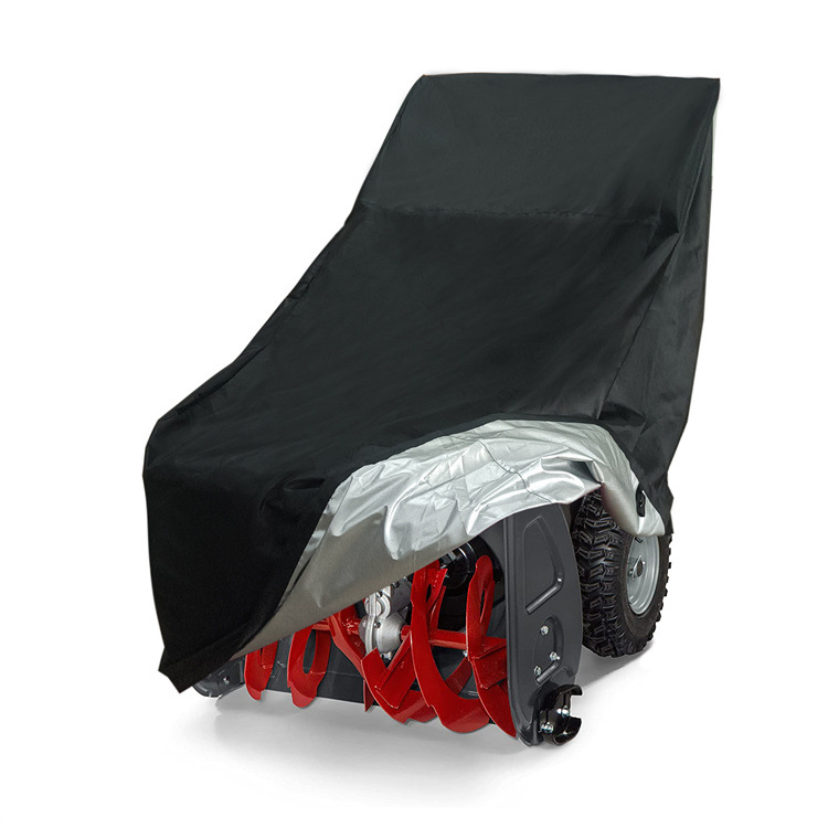 Czarny pokrowiec na pług śnieżny 82*120*60*102 cm, wodoodporny i wytrzymały pokrowiec na pług śnieżny wykonany z tkaniny Oxford 210D, duży, uniwersal