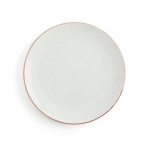 Plato Llano De Porcelana Bidasoa Fosil - 21.3x21.2 Cm, Apto Para Microondas Y Lavavajillas