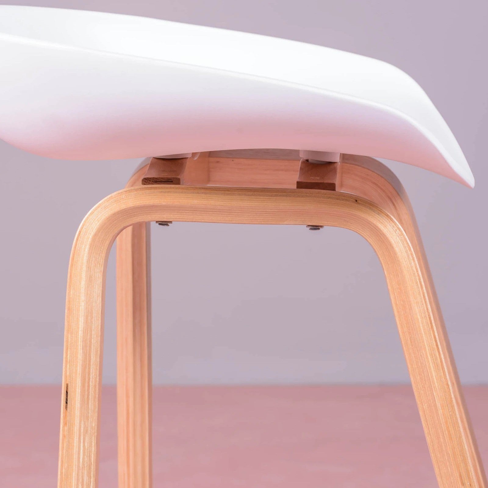 Tabouret nordique pieds en bois de hêtre (63cm) - Daxer - 4