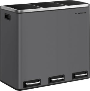 Compartimentos Cubo De Basura Songmics Cubo De Basura Para Cocina