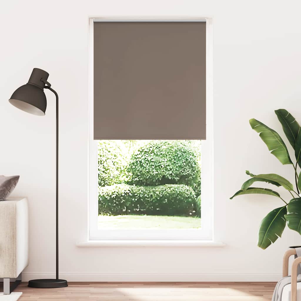Roleta zaciemniająca Kawowa 110x210 cm Szerokość tkaniny vidaXL