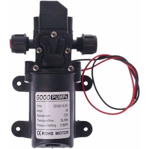 Pompe Haute Pression 12V 60W 5L/min - Pompe à Membrane Avec Pressostat