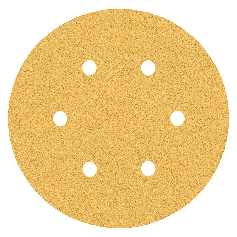 Bosch Professional 5x Carte Abrasive Expert C470 con 6 Fori per Legno Duro, Vernice su Legno, Ø 150 mm, Grana 240, Accessorio Levigatrice Rotoorbitale - 2