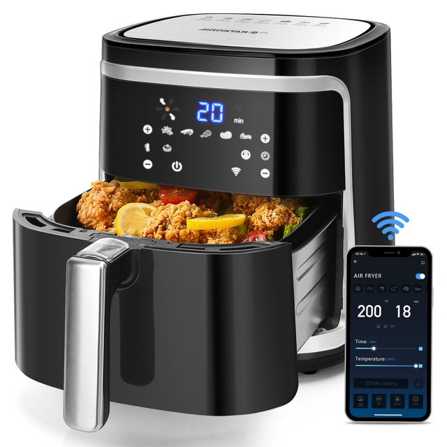 Freidora de aire inteligente sin aceite, 7L, 1900W,810079