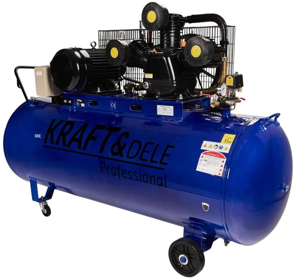 Compresor de aer cu ulei, Kraft&Dele, 500L, 3 pistoane, 400V, KD4062
