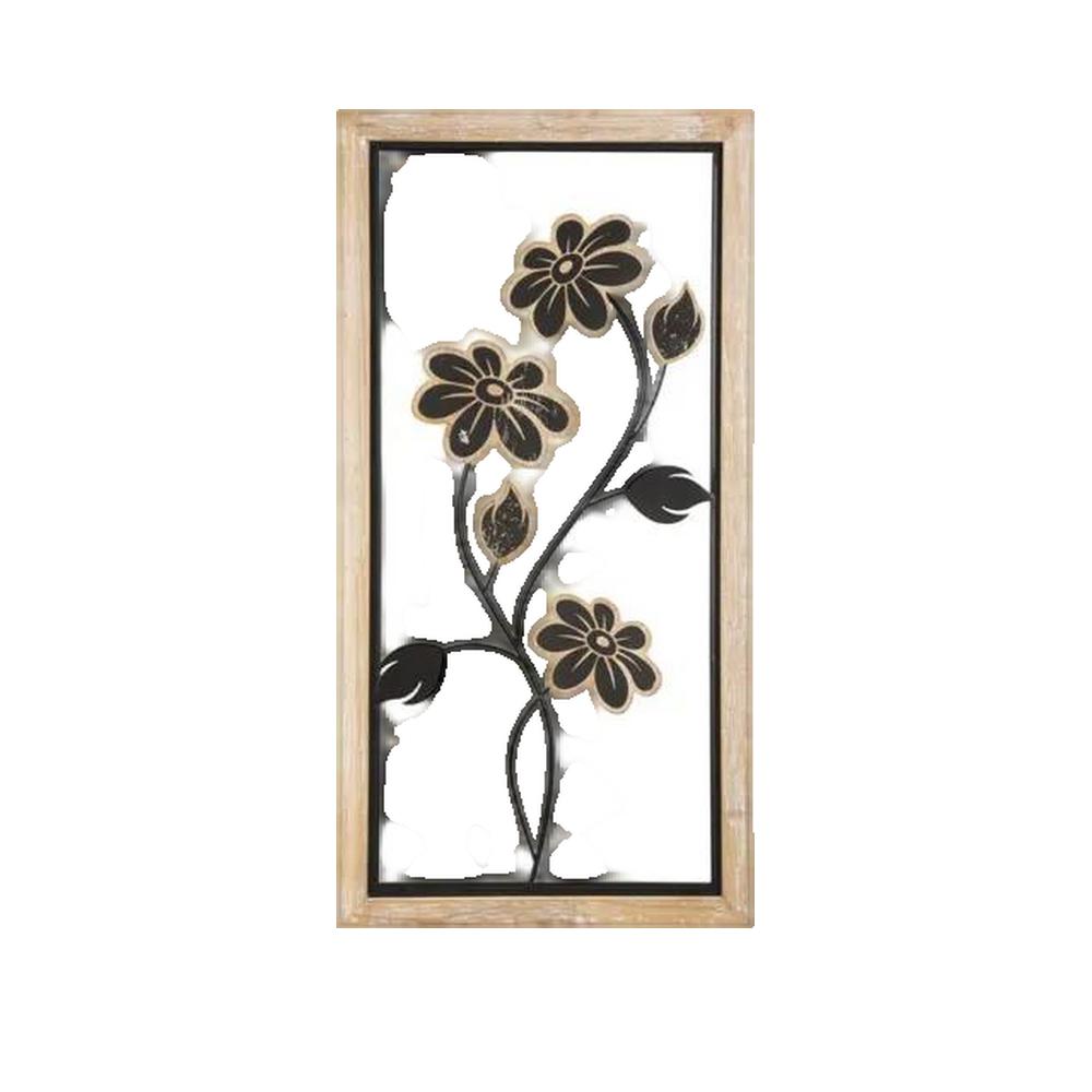 Panel ścienny 3D mauro-ferretti Metal i MDF Czarny elegancki
