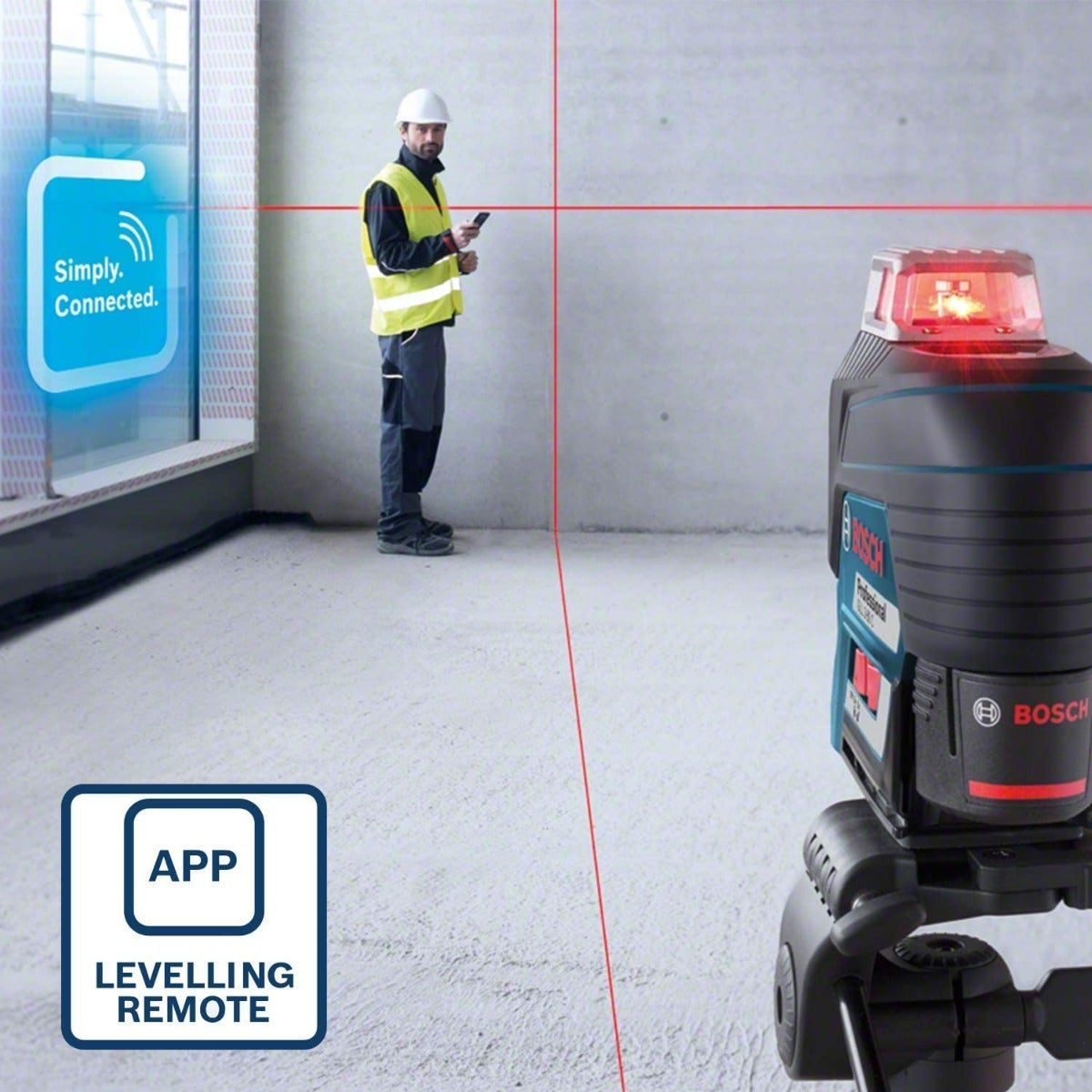 BOSCH Laser Pack 0601063R02 - GLL 3-80 C Professional (BM1, Target e L-Boxx) - 7