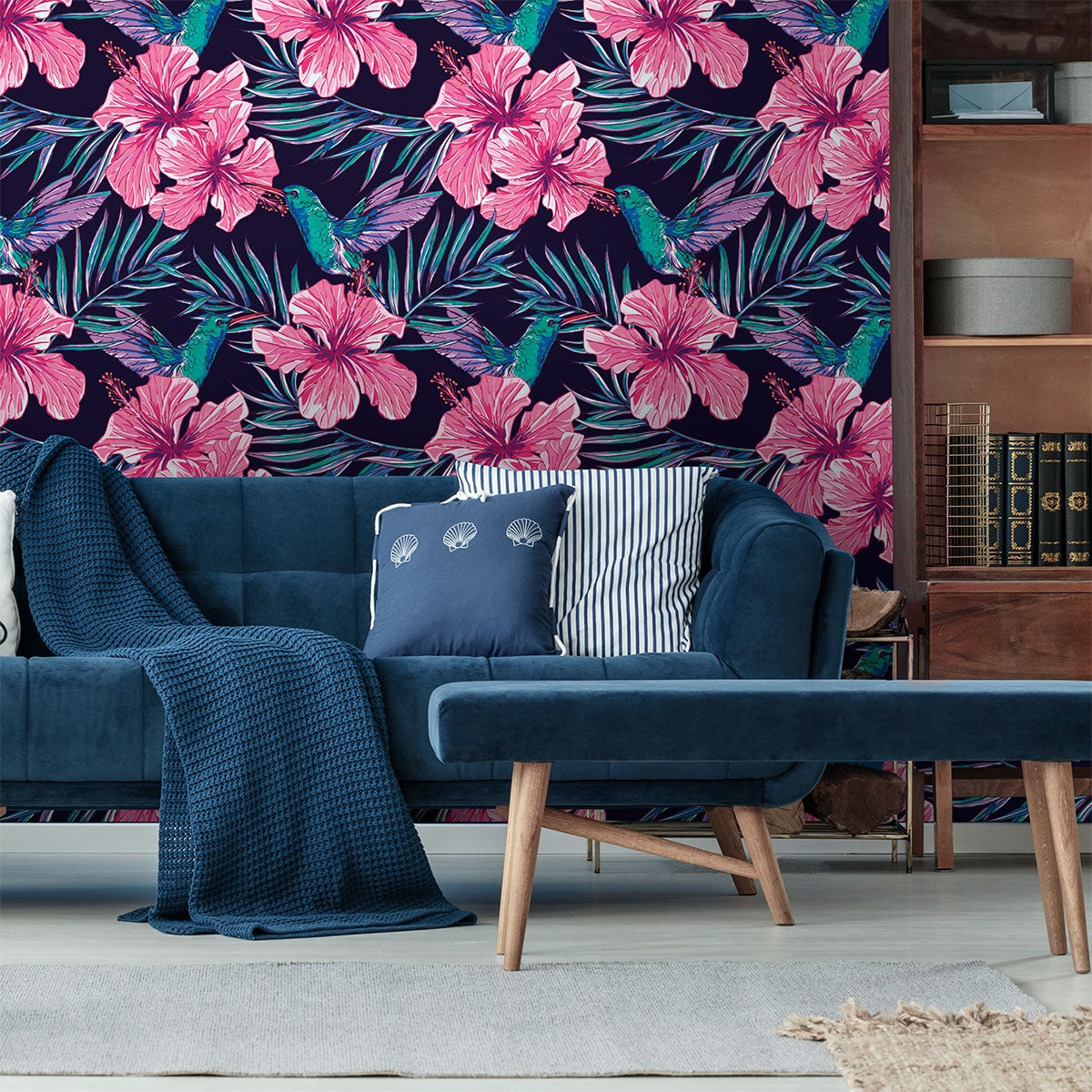 Adesivo carta da parati tropicale Barva - Sticker adesivo - adesivi murali - 60x60cm - 5