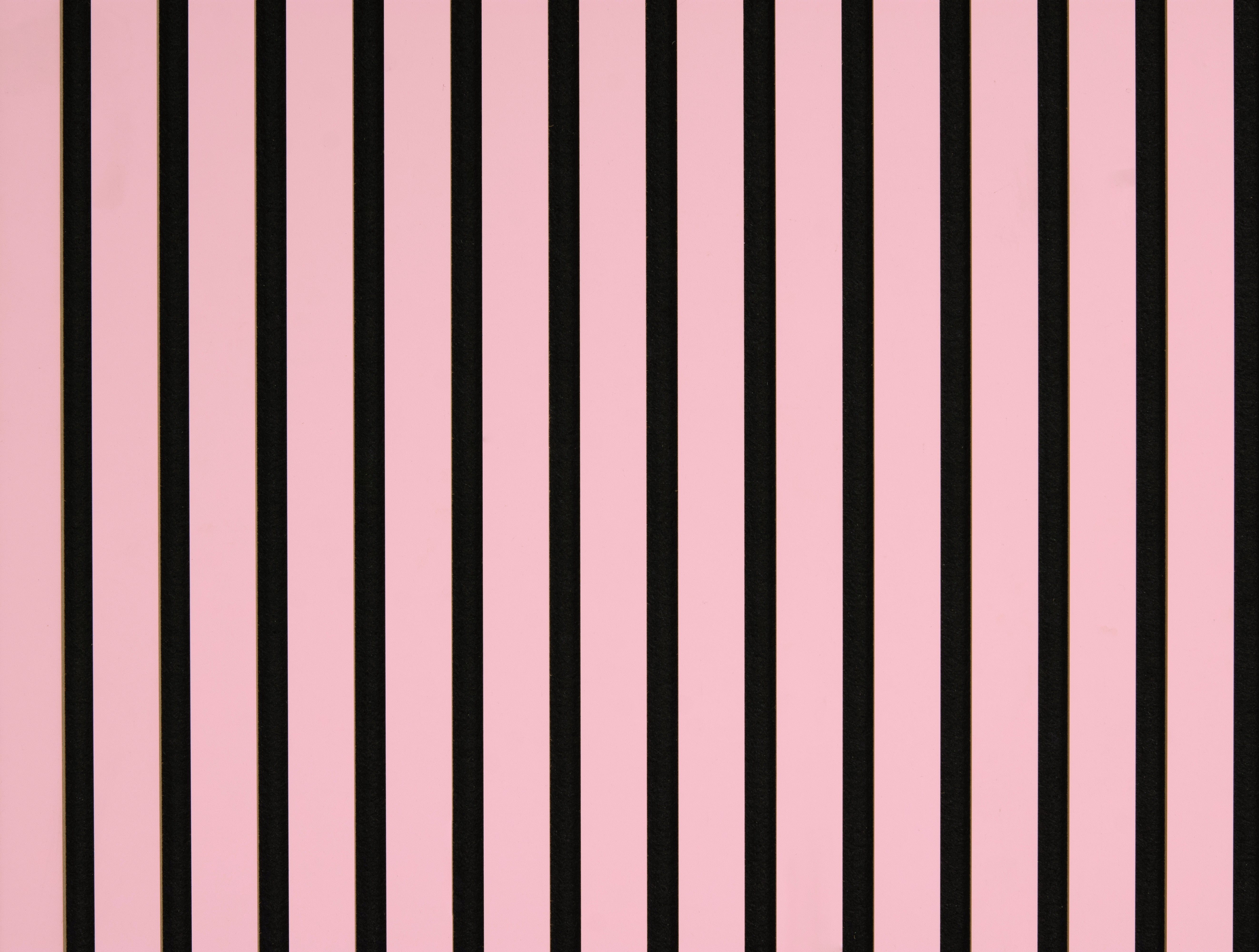 Lot 4 pièces - Panneau Acoustique - Rose - Feutrine Noir - 240x60x1.1cm - 2