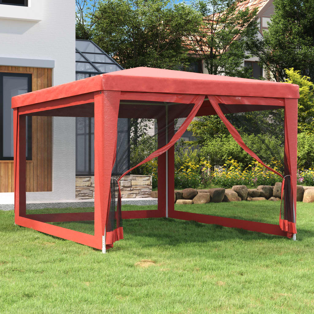 Carpa Para Fiestas VidaXL 6x4 Metros - Impermeable, Resistente A UV, Para 10 Personas, Fácil De Montar