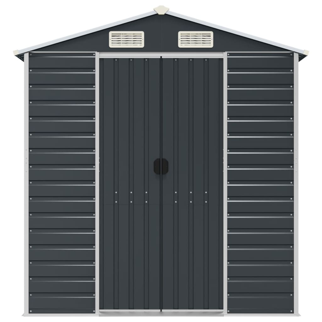 Maison Exclusive - Abri de jardin anthracite 191x810x198 cm acier galvanisé - 4
