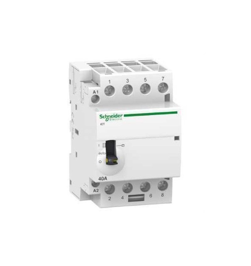HAGER - Contacteur à commande manuelle 25A, 2F, 230V- ERC225 - Bricolage