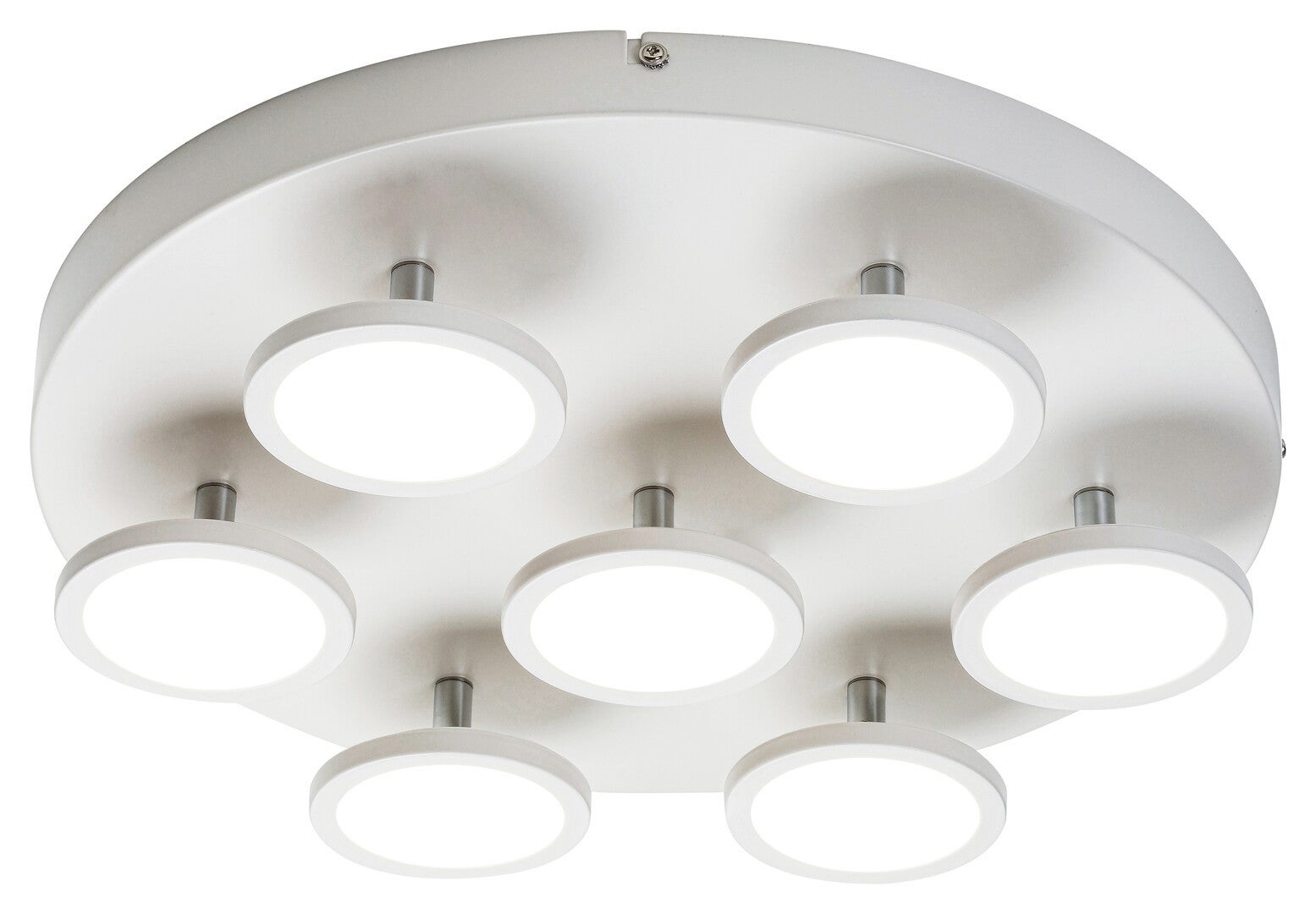 Lampa sufitowa wisząca Elsa biała LED 42W 4000K 2940lm wym: 15 x 40 x 40 cm metal Rabalux